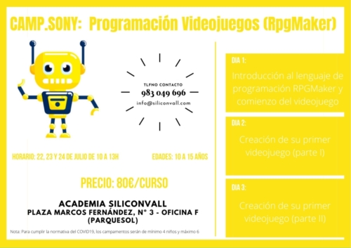 campamento robotica verano siliconvall valladolid